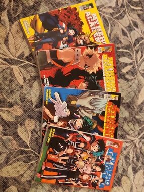 My Hero Academia Manga Volumes 1-4